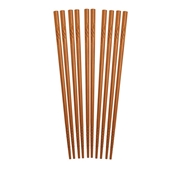 Bamboo Engraved Chopsticks- 5 Pair